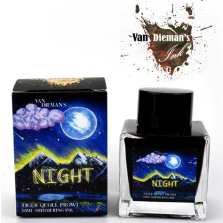 Van Diemans Ink - Night - Tiger Quoll Prowl Shimmering - 30 ml