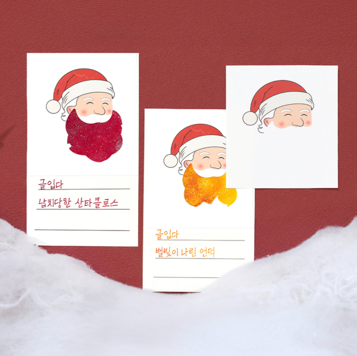 Wearingeul - Santa Claus Sticker & Swatch