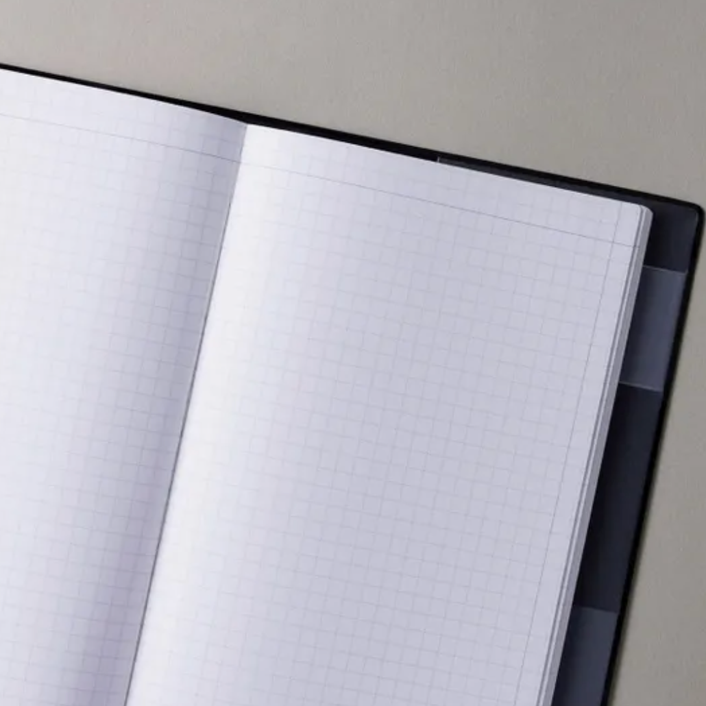 MARK´S - Grid Notebook A5 with PVC-Cover - Light Latte