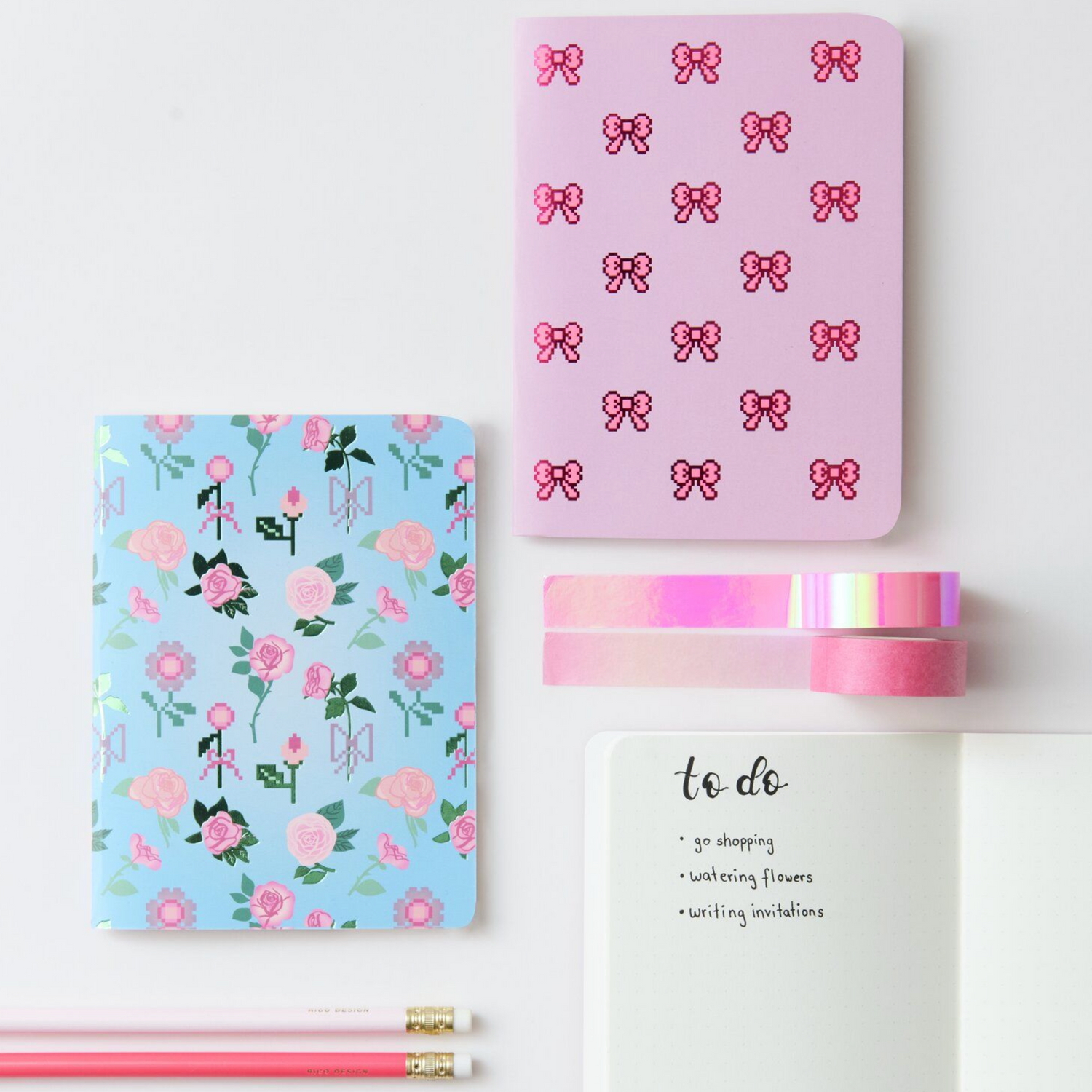 Rico - Paper Poetry - Notizhefte La Vie en Rose DIN A6 - 2 Stück