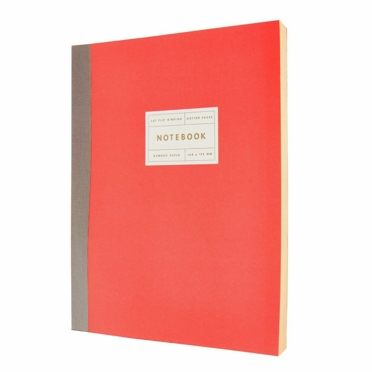 Rico - Paper Poetry - Notizbuch S Goldrand - neonrot