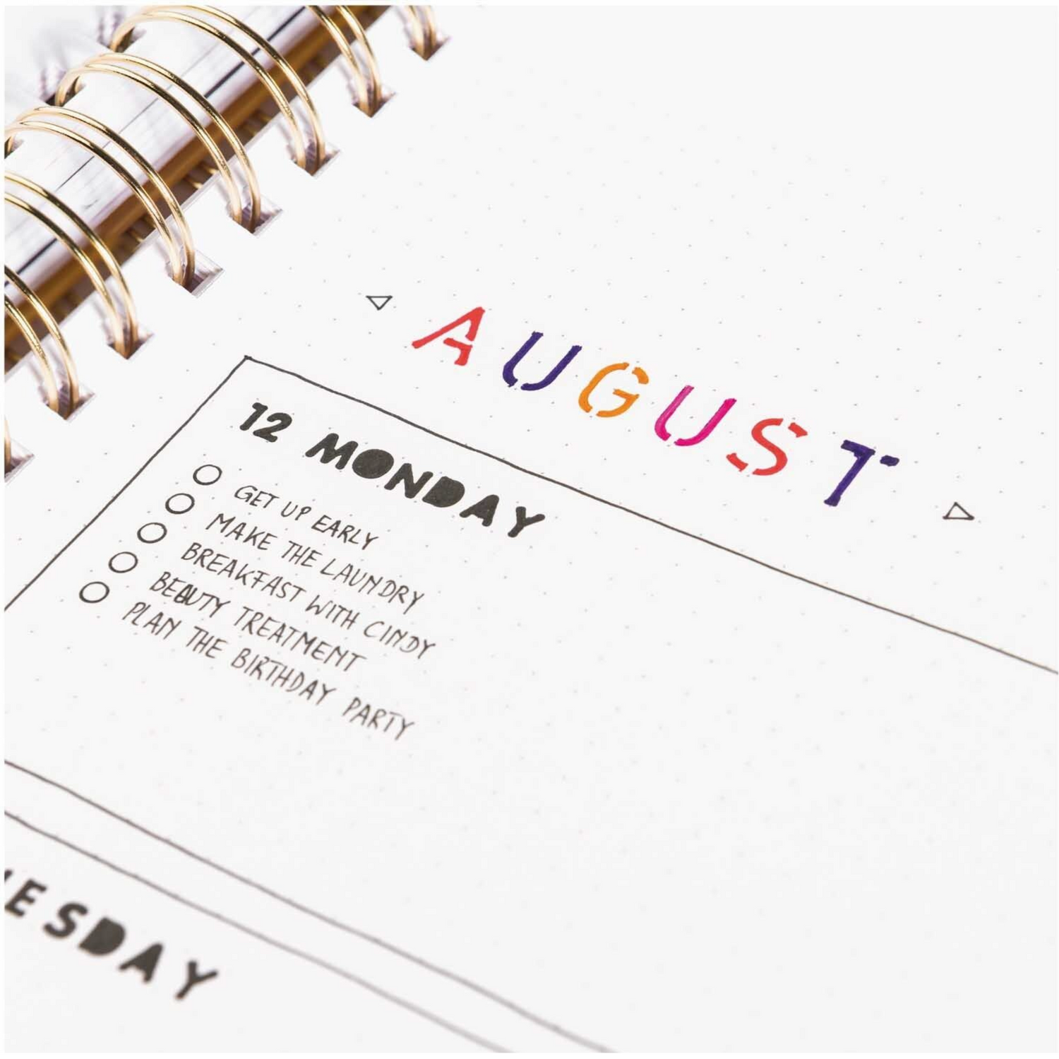 Rico - Paper Poetry - Bullet Diary Schablone Buchstaben - 9,5x15cm