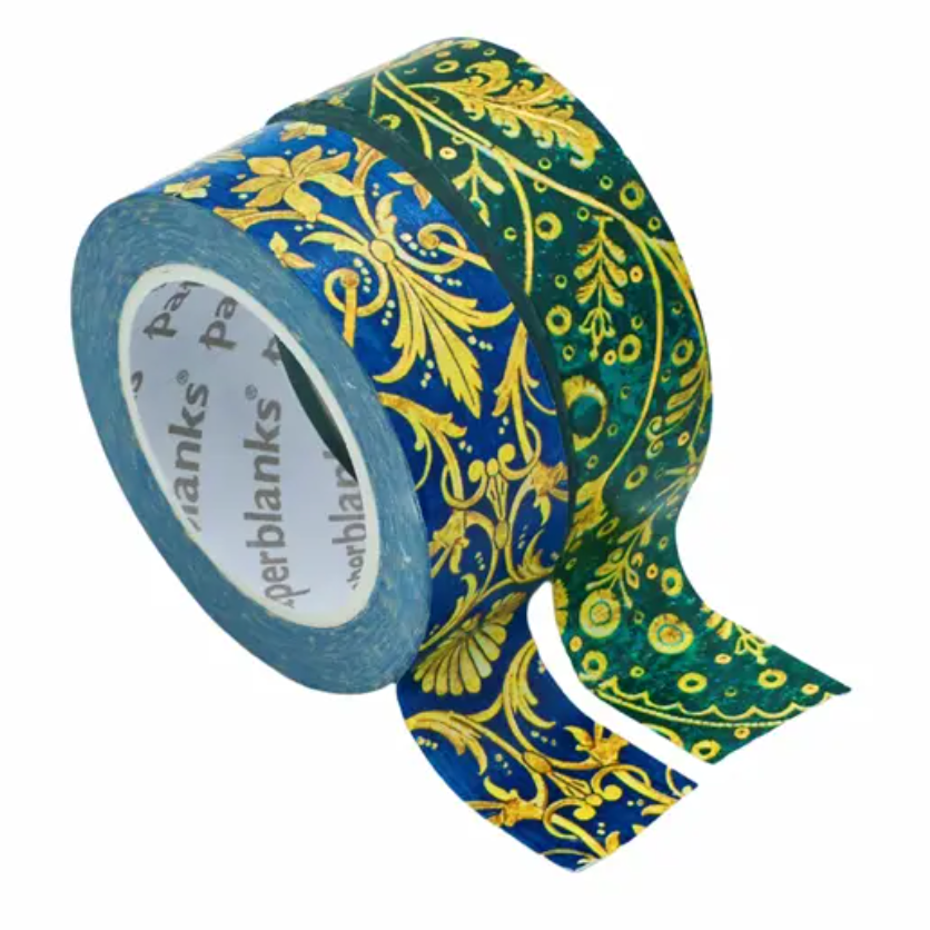 Paperblanks - Washitape - Smaragdblume/Seidenhimmel