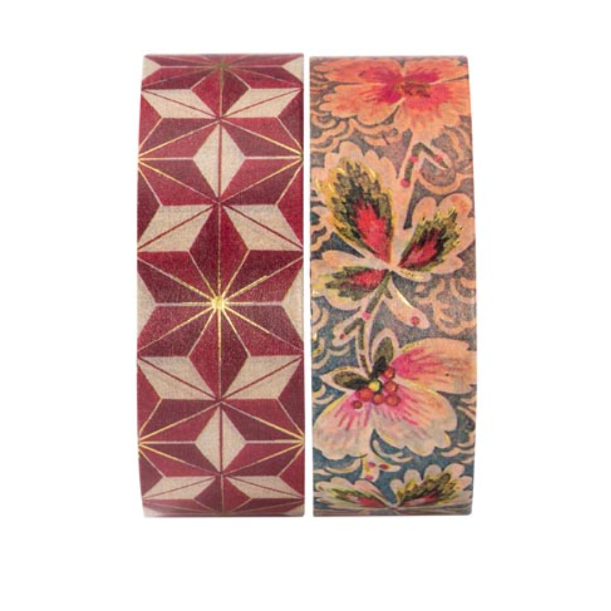 Paperblanks - Washitape - Hishi/Bukett auf Elfenbein