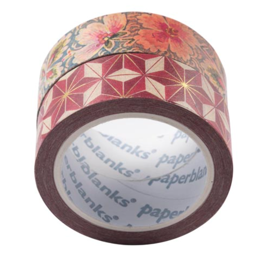 Paperblanks - Washitape - Hishi/Bukett auf Elfenbein