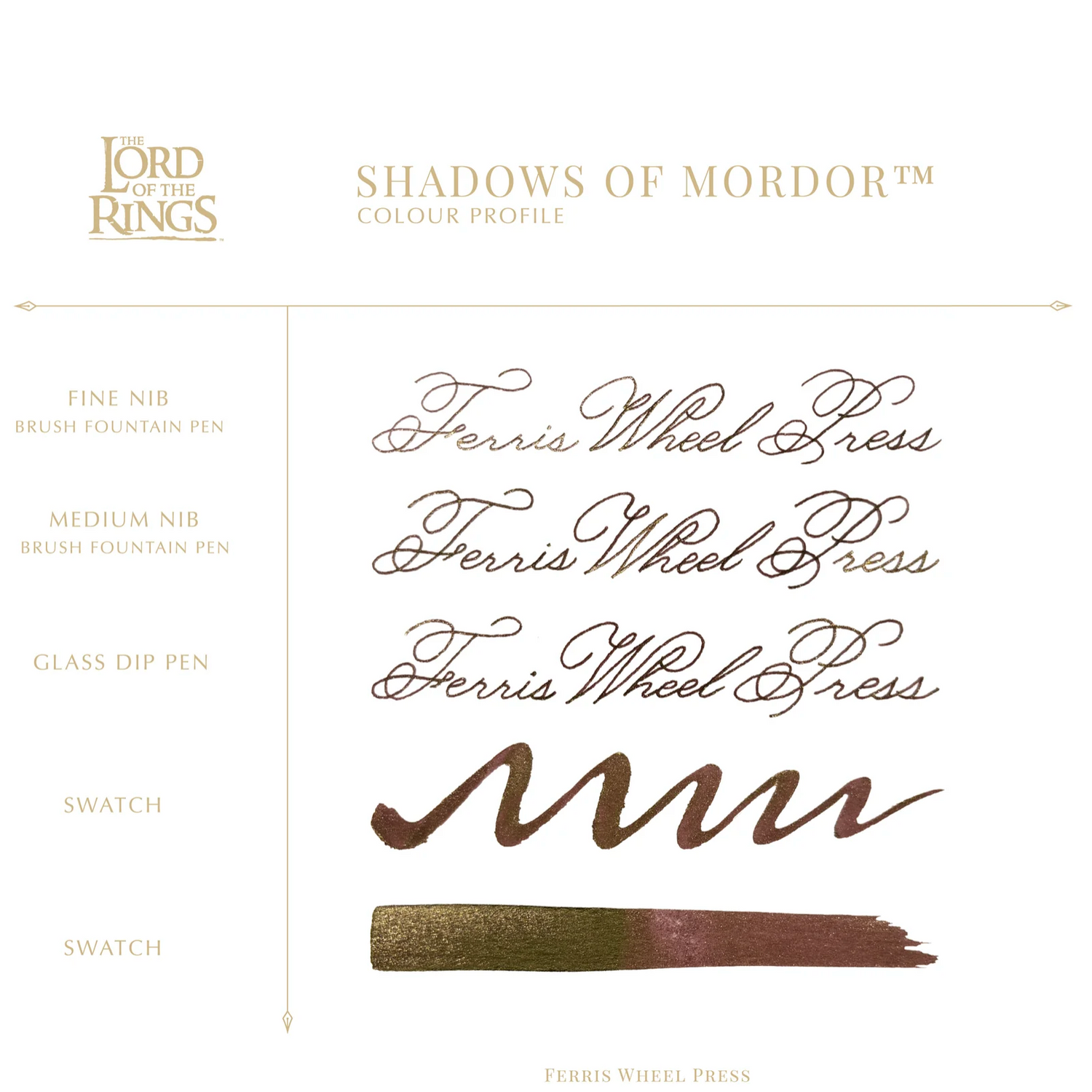 Ferris Wheel Press - Warner Brothers -The Lord of the Rings - Shadows of Mordor - 10 ml
