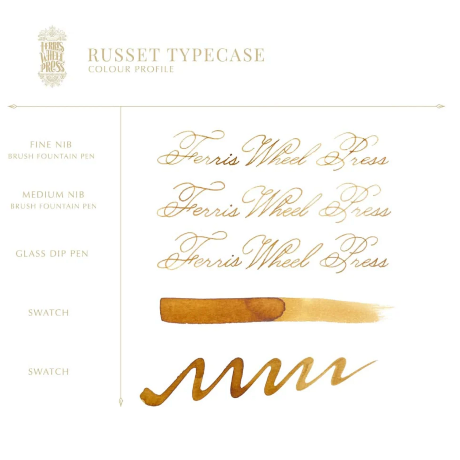 Ferris Wheel Press - Russet Typecase - 38 ml