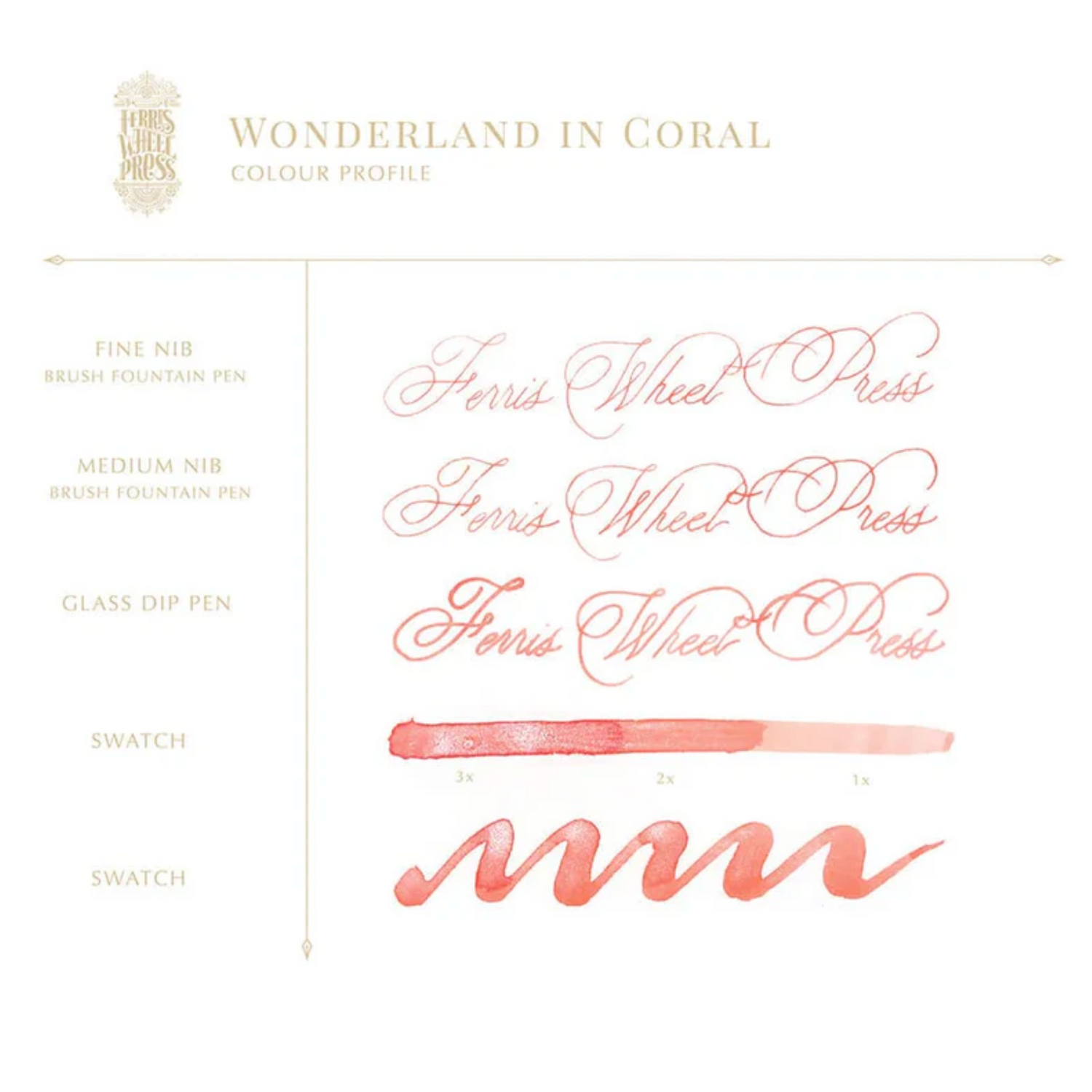 Ferris Wheel Press - Wonderland in Coral - 38 ml