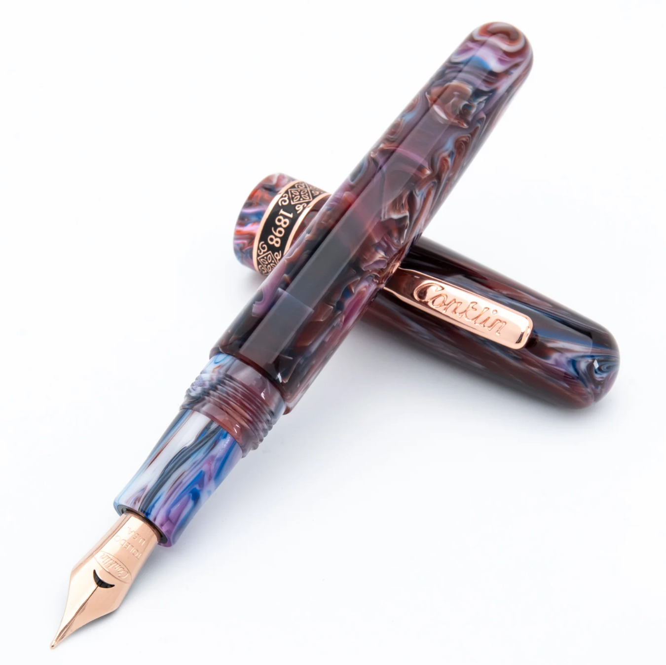 Conklin 1898 - Füllfederhalter Misto Resin Purple - M