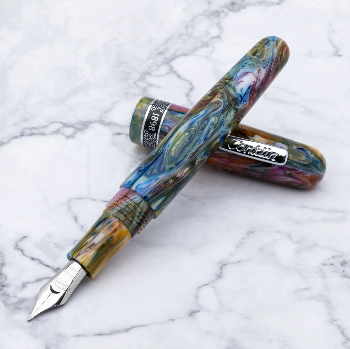 Conklin 1898 - Füllfederhalter Misto Resin Green - M