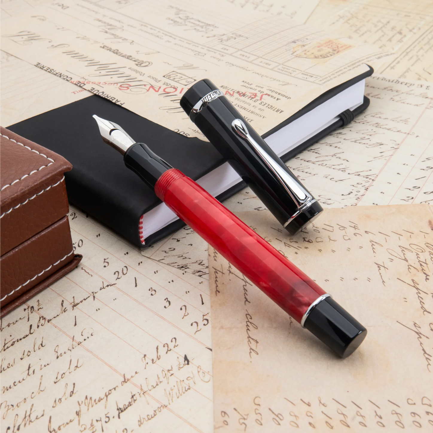Conklin - Füllfederhalter Duragraph Red Nights - M