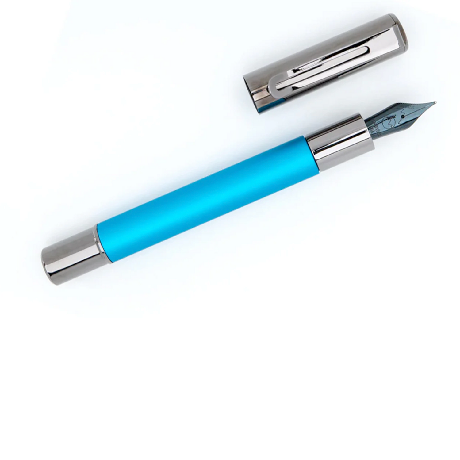 Monteverde USA® Ritma Füllfederhalter, eloxiertes Türkis mit JoWo-Feder - M