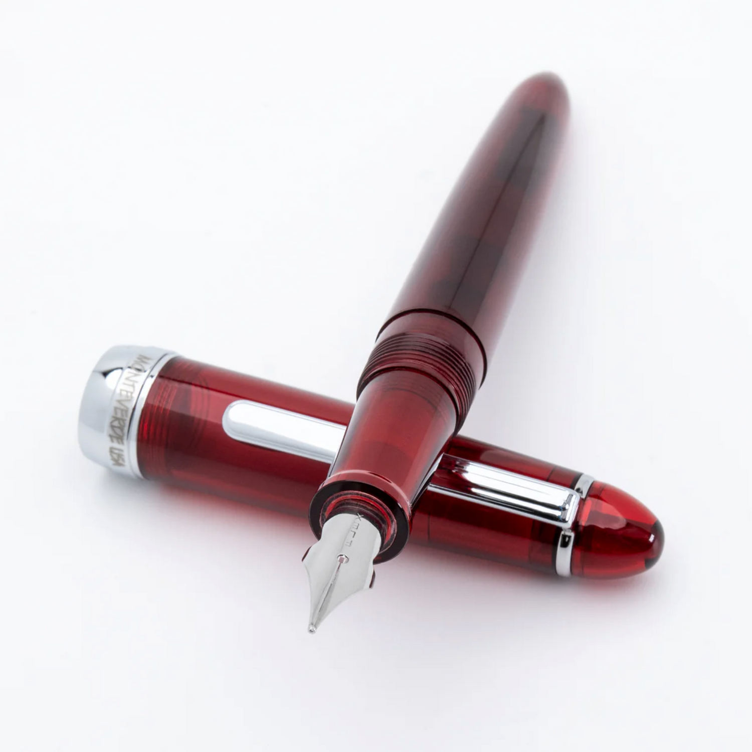 Monteverde USA® - Monza 3-teiliges Füllfederhalter-Set, Rot (m, f, flex)