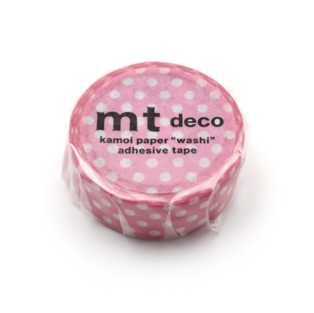 MT Tape - Washitape - dot aurora pink