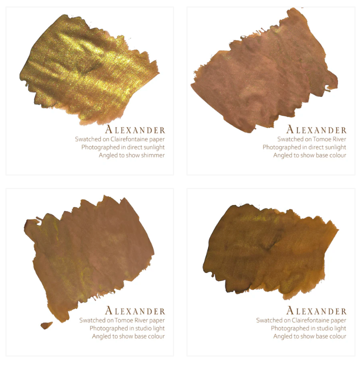 Van Diemans Ink - Greek Heroes - Alexander Shimmering - 40 ml