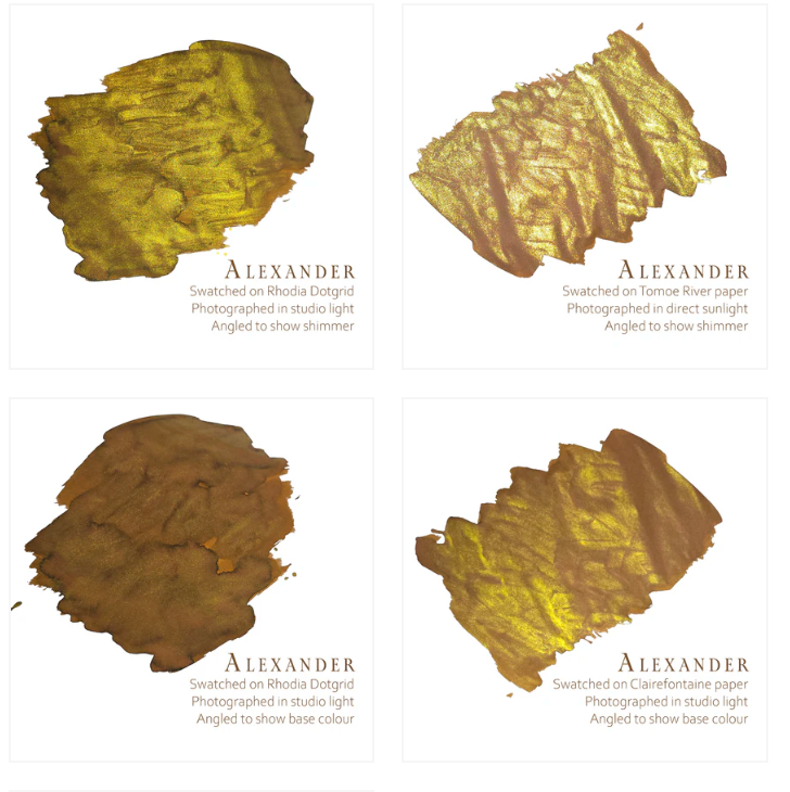 Van Diemans Ink - Greek Heroes - Alexander Shimmering - 40 ml