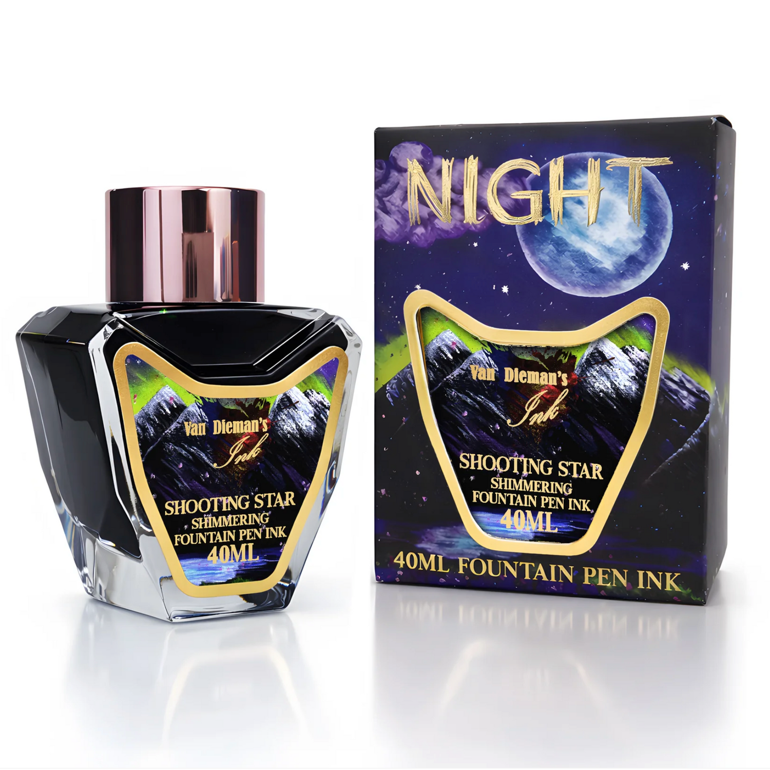 Van Diemans Ink - Night - Shooting Star Shimmering - 40 ml