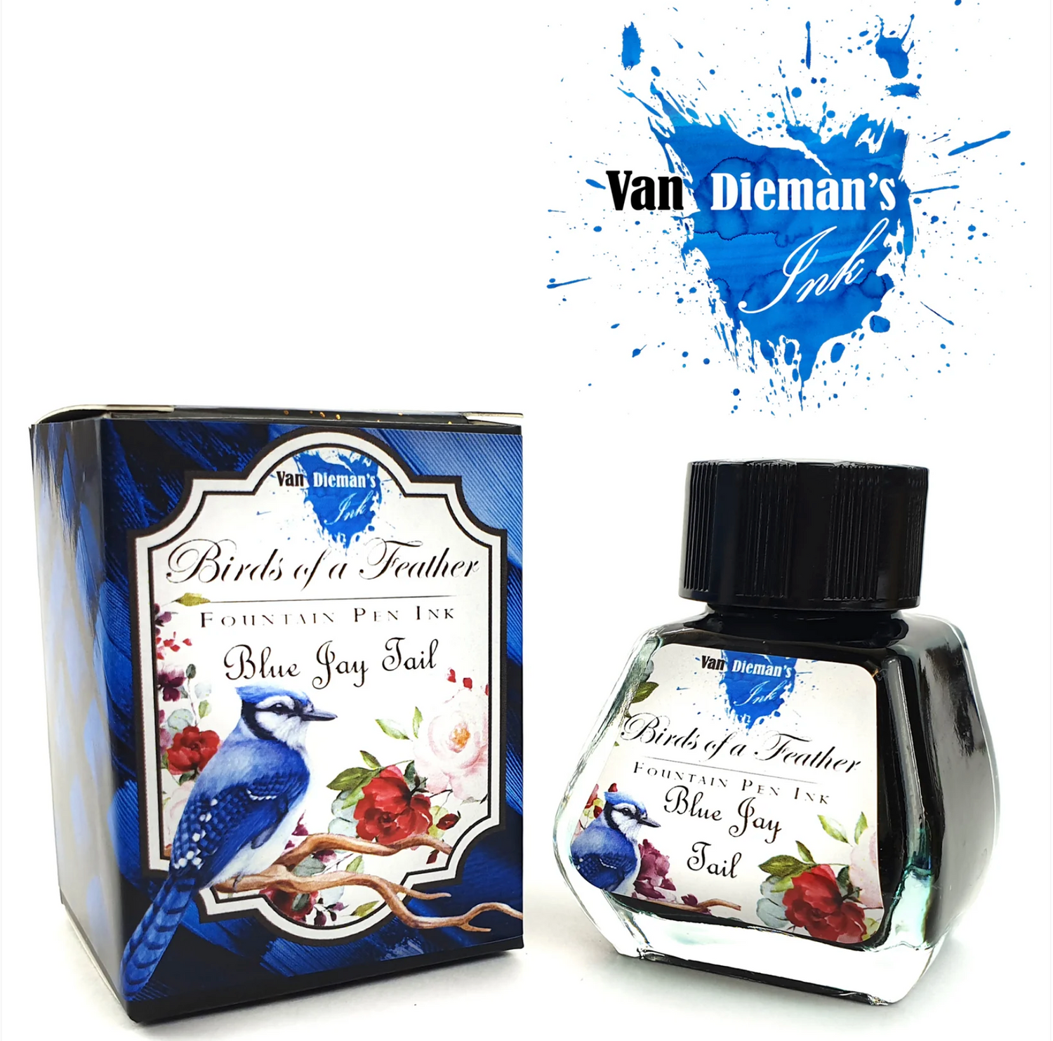 Van Diemans Ink - Birds of a Feather - Blue Jay Tail - 30 ml