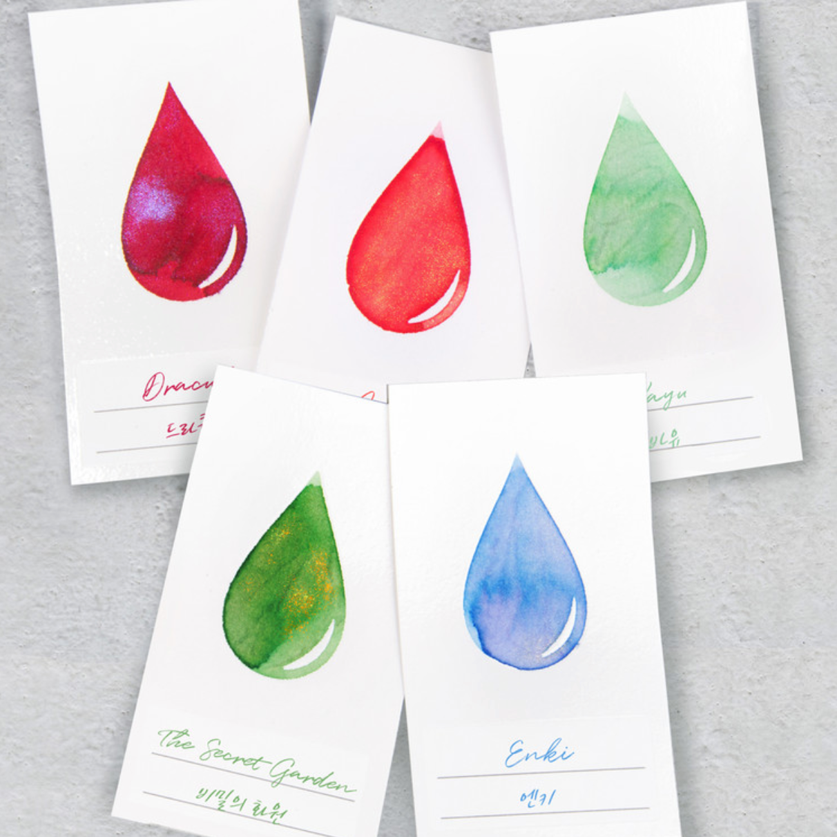 Wearingeul - Ink Drop Color Swatch
