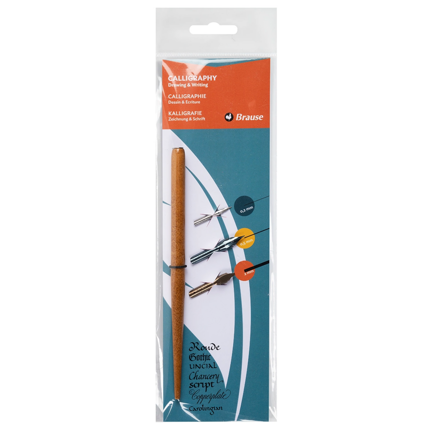 Brause - Calligraphie - Nib Holder/3 Nibs
