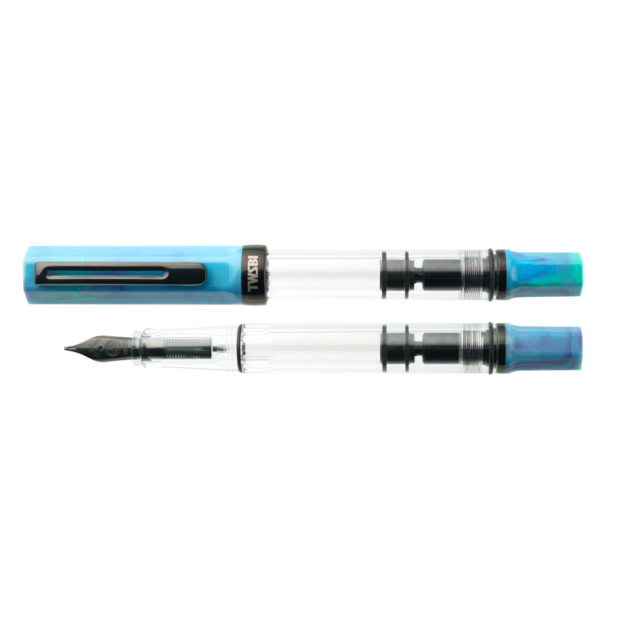 TWSBI - ECO Cosmos Blue with Onyx Fountain Pen - EF/F/M