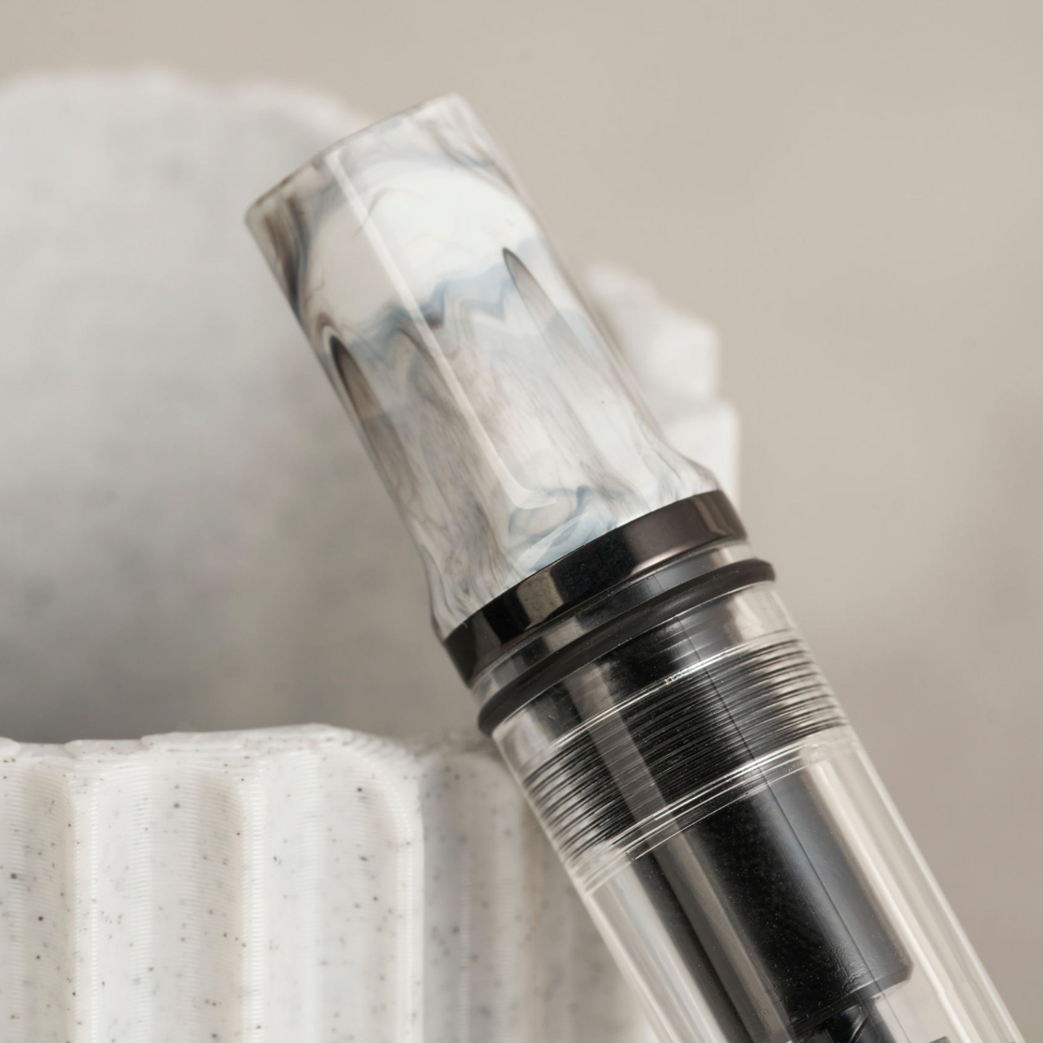 TWSBI - ECO Carrara with Onyx - EF/F/M