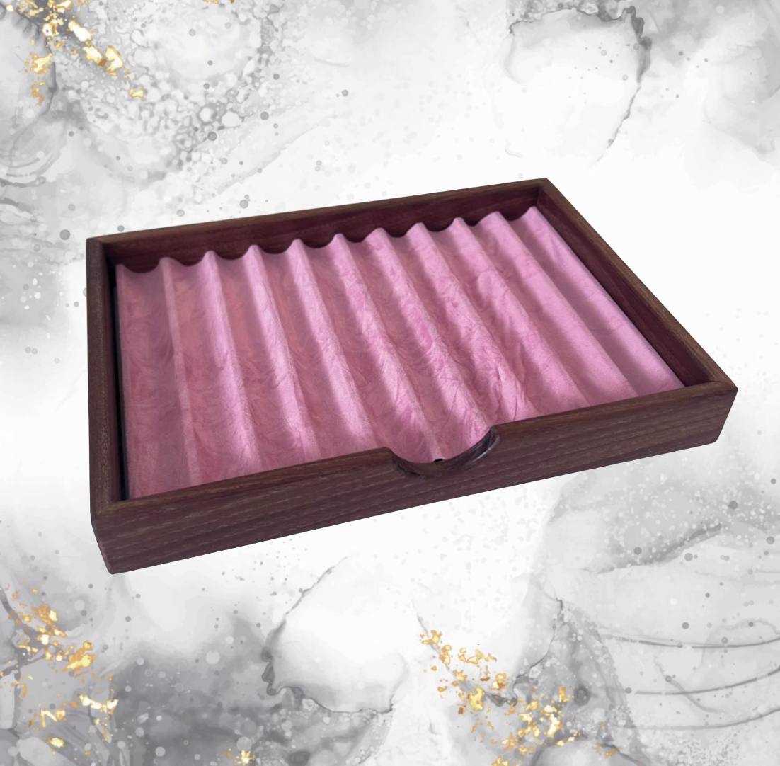 PenNini - Exclusiver Holz Pen Tray - Amerikanischer Nussbaum (dunkel)