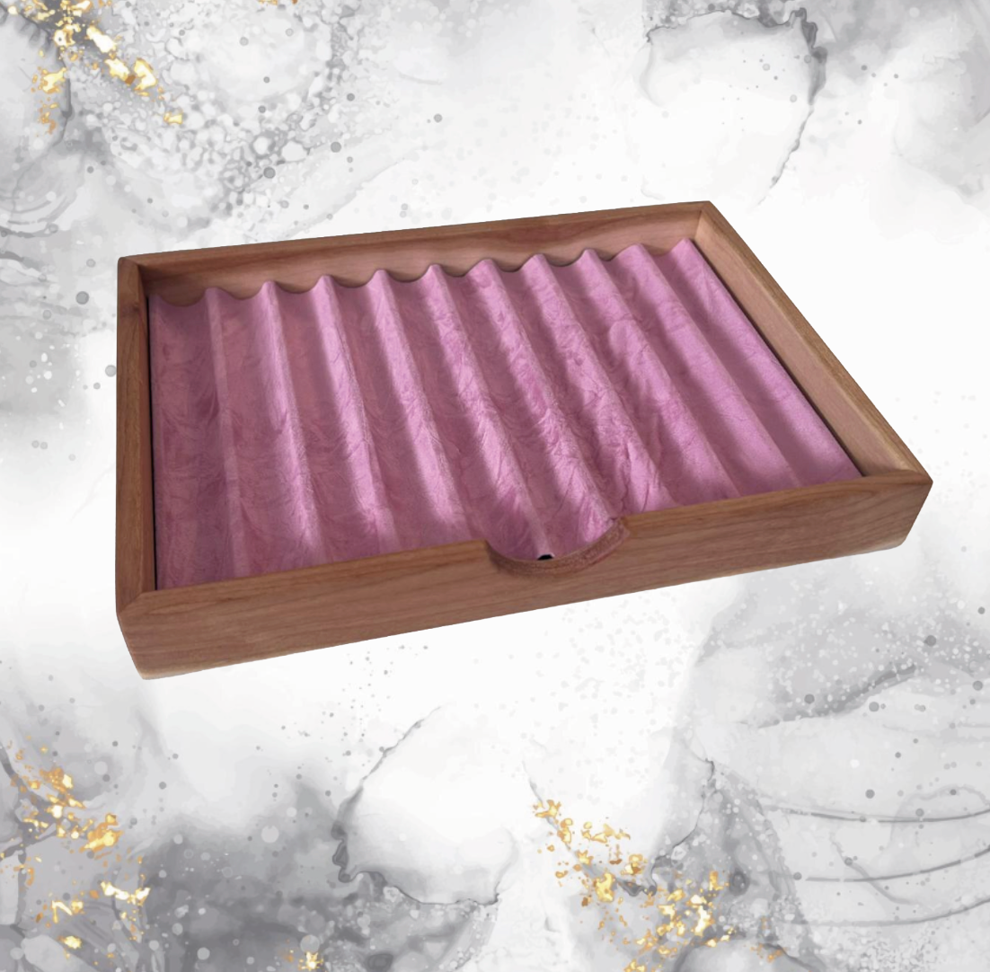 PenNini - Exclusiver Holz Pen Tray - Amerikanischer Kirschbaum (hell)