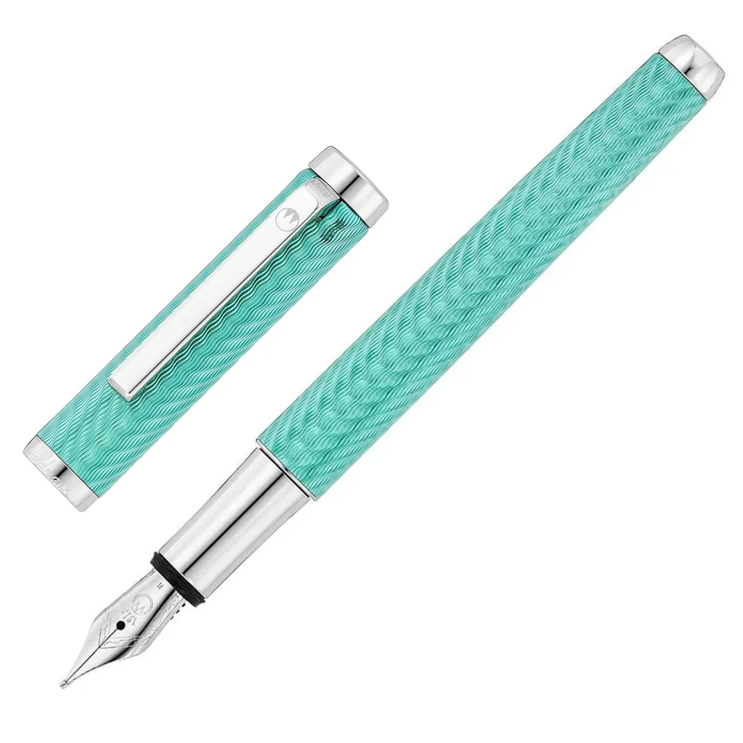 Waldmann - Liberty Füllfederhalter - Stahlfeder - Aquamarin
