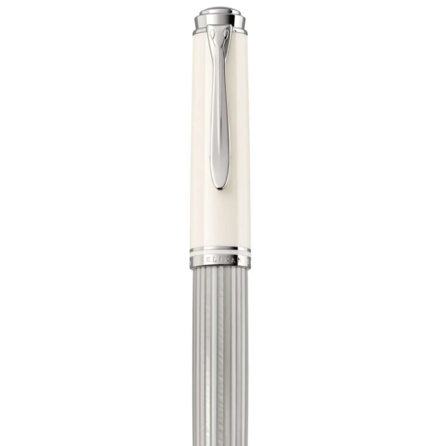 Pelikan - Souverän M405 Füllfederhalter weiß-silber - M
