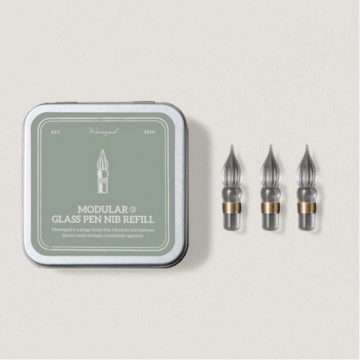 Wearingeul - Modular Glass Pen Nib Refill