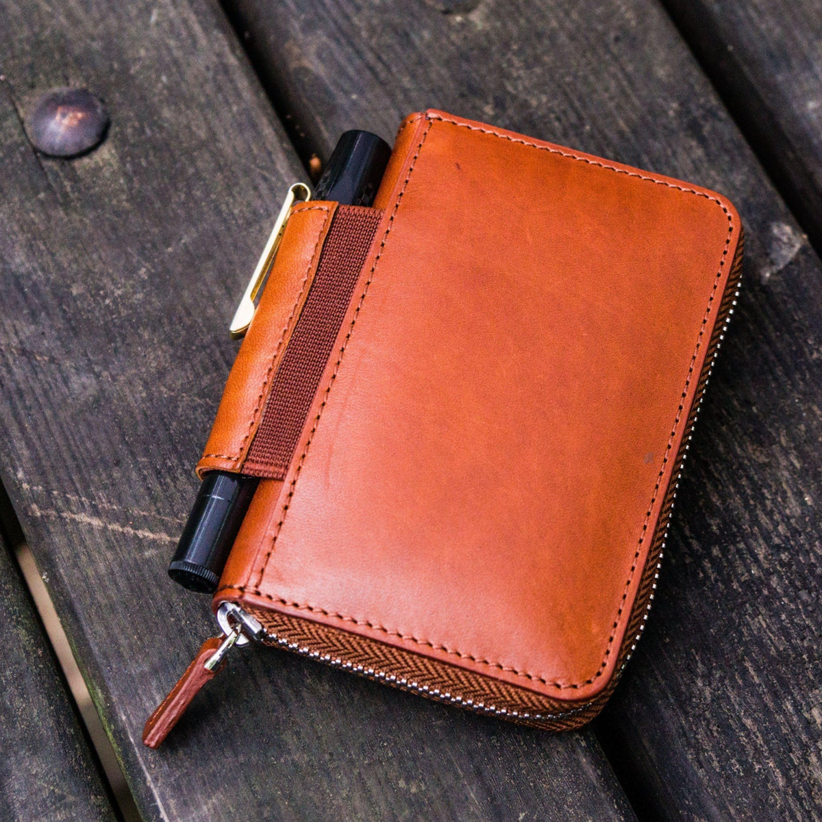 Galen Leather - EDC Wallet - Brown