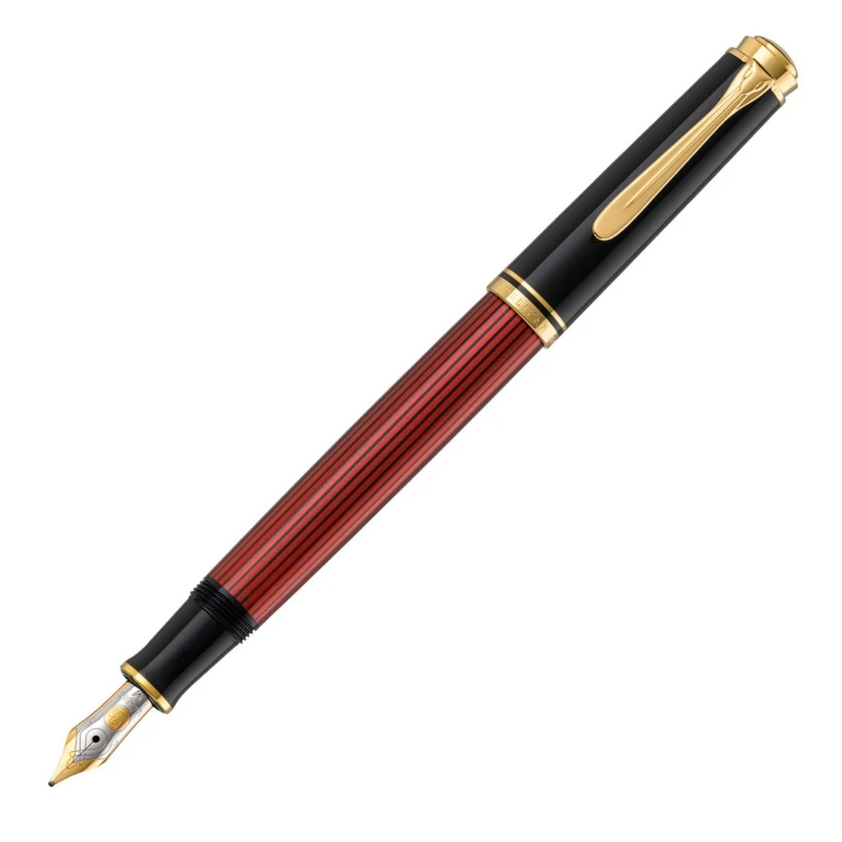 Pelikan - Souverän M800 Füllfederhalter - Schwarz-Rot