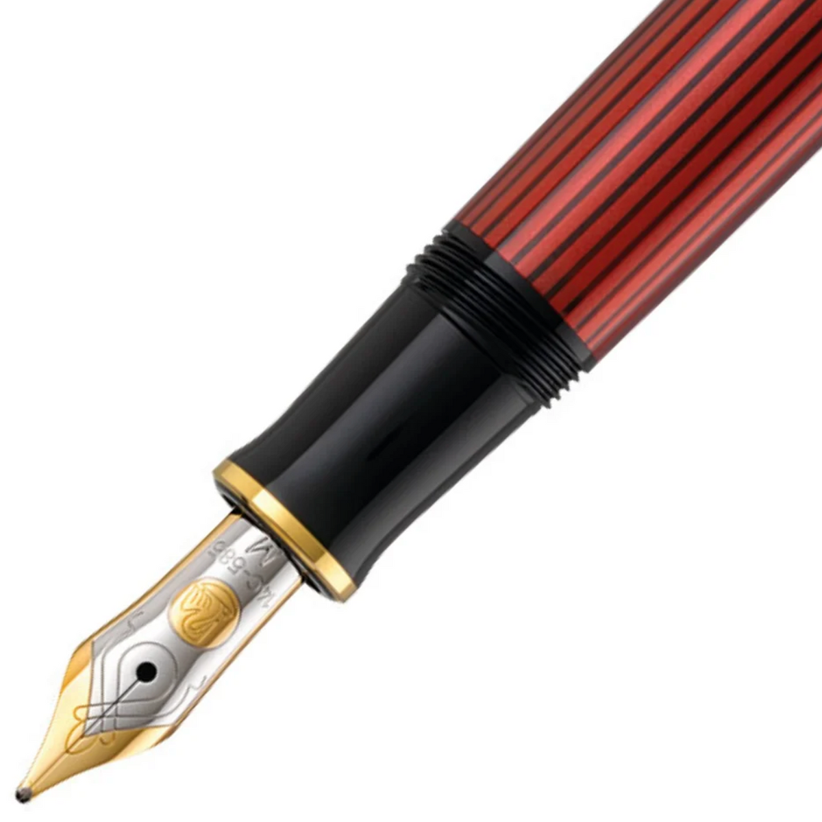 Pelikan - Souverän M800 Füllfederhalter - Schwarz-Rot
