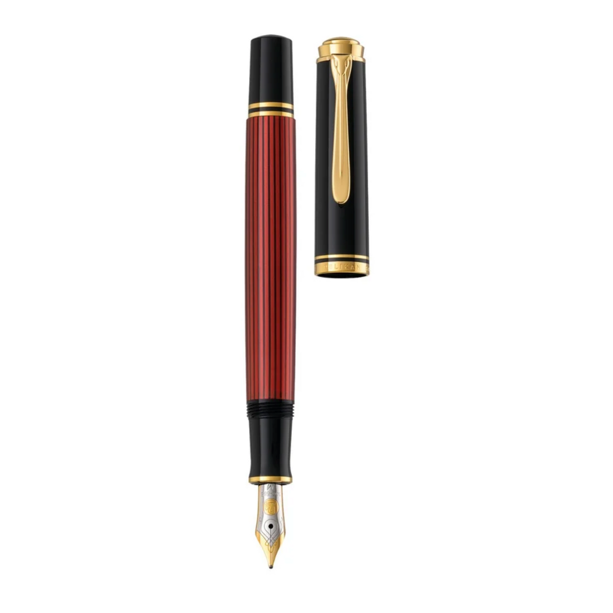Pelikan - Souverän M800 Füllfederhalter - Schwarz-Rot