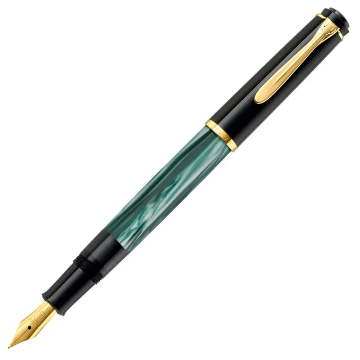 Pelikan - Classic M200 Füllfederhalter - Grün-Marmoriert