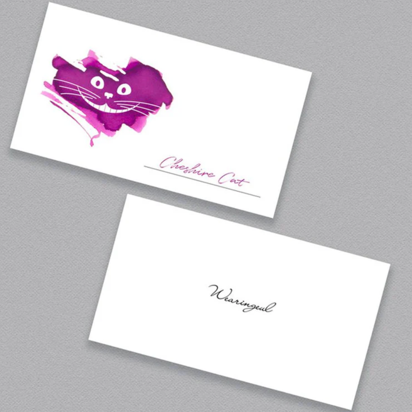 Wearingeul - Ink Color Chart Card - Smile Cat