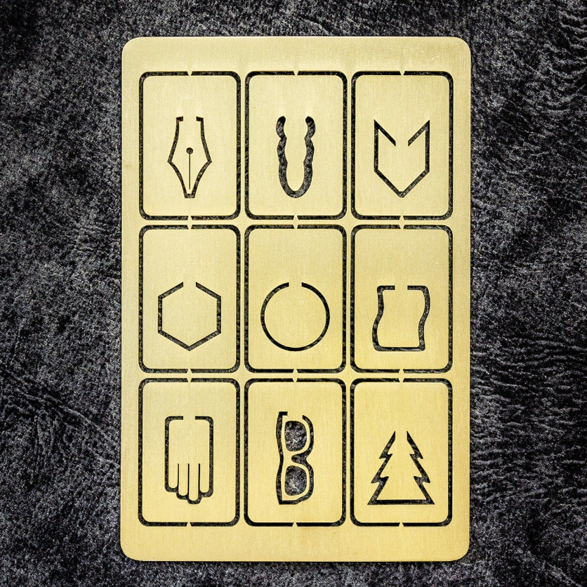 Galen Leather - Brass Paper Clip Set