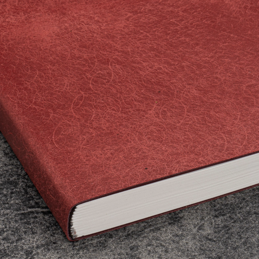 Galen Leather - Notebook Tomoe River Paper A5 - Carmine Red