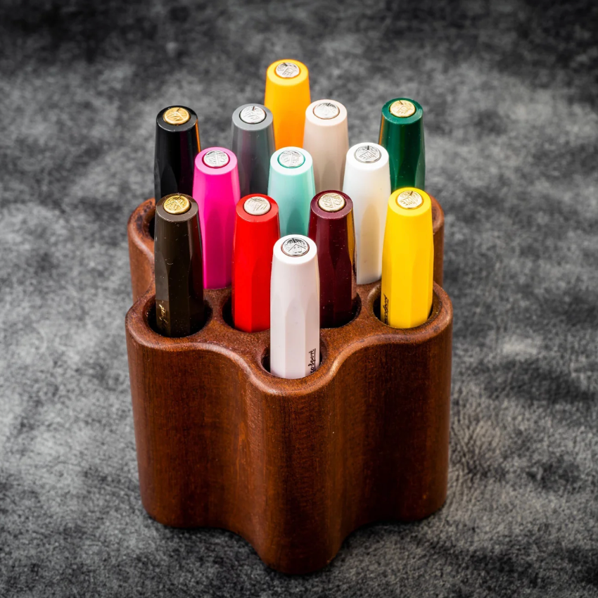 Galen Leather - ToolComb Wooden Pen and Brush Stand Holder