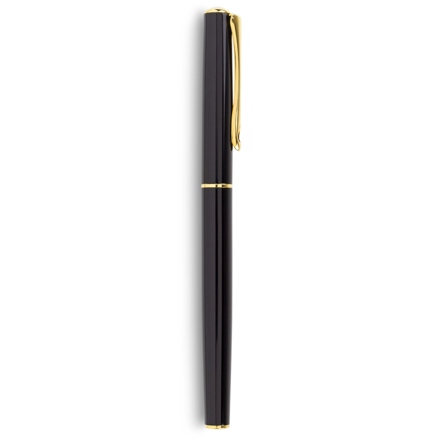 Diplomat - Füllhalter Traveller Lack schwarz gold - M