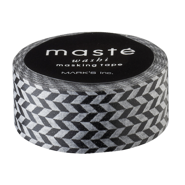 MASTE - Masking Tape - Black Checkered