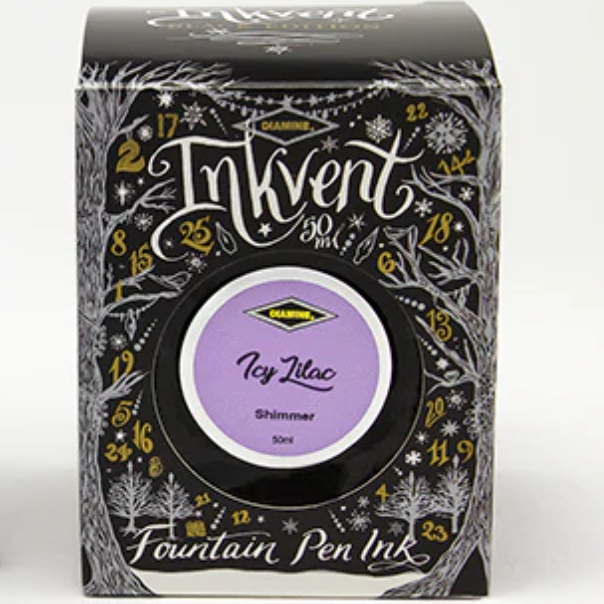 Diamine BLACK Inkvender - Icy Lilac - 50 ml - Shimmer