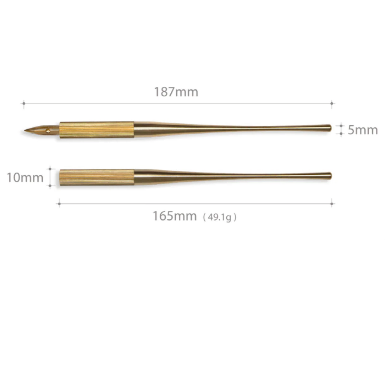 Colorverse - Shuttle Nib Brass - Gold