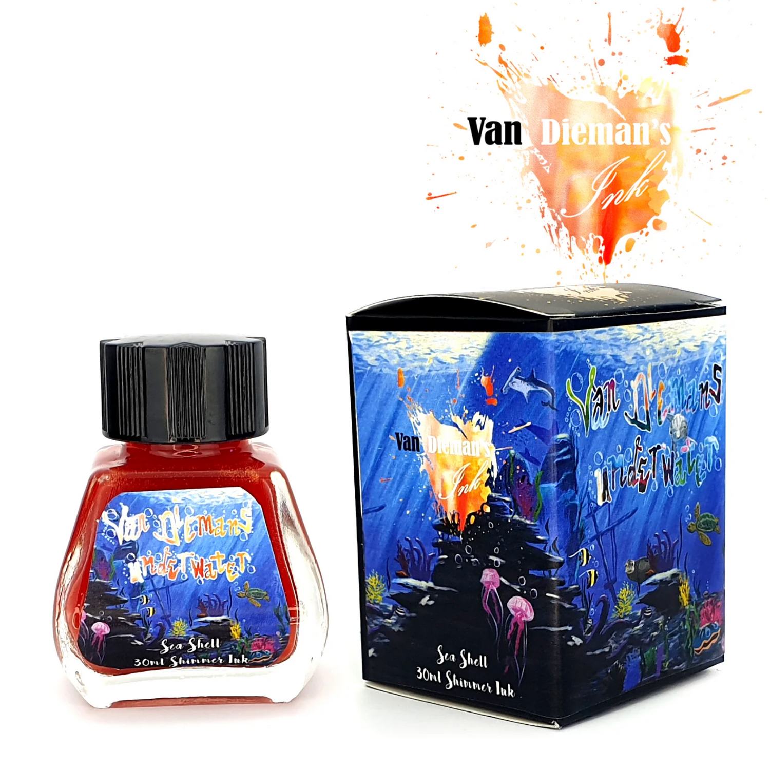Van Diemans Ink - Underwater - Sea Shell Shimmering - 30 ml