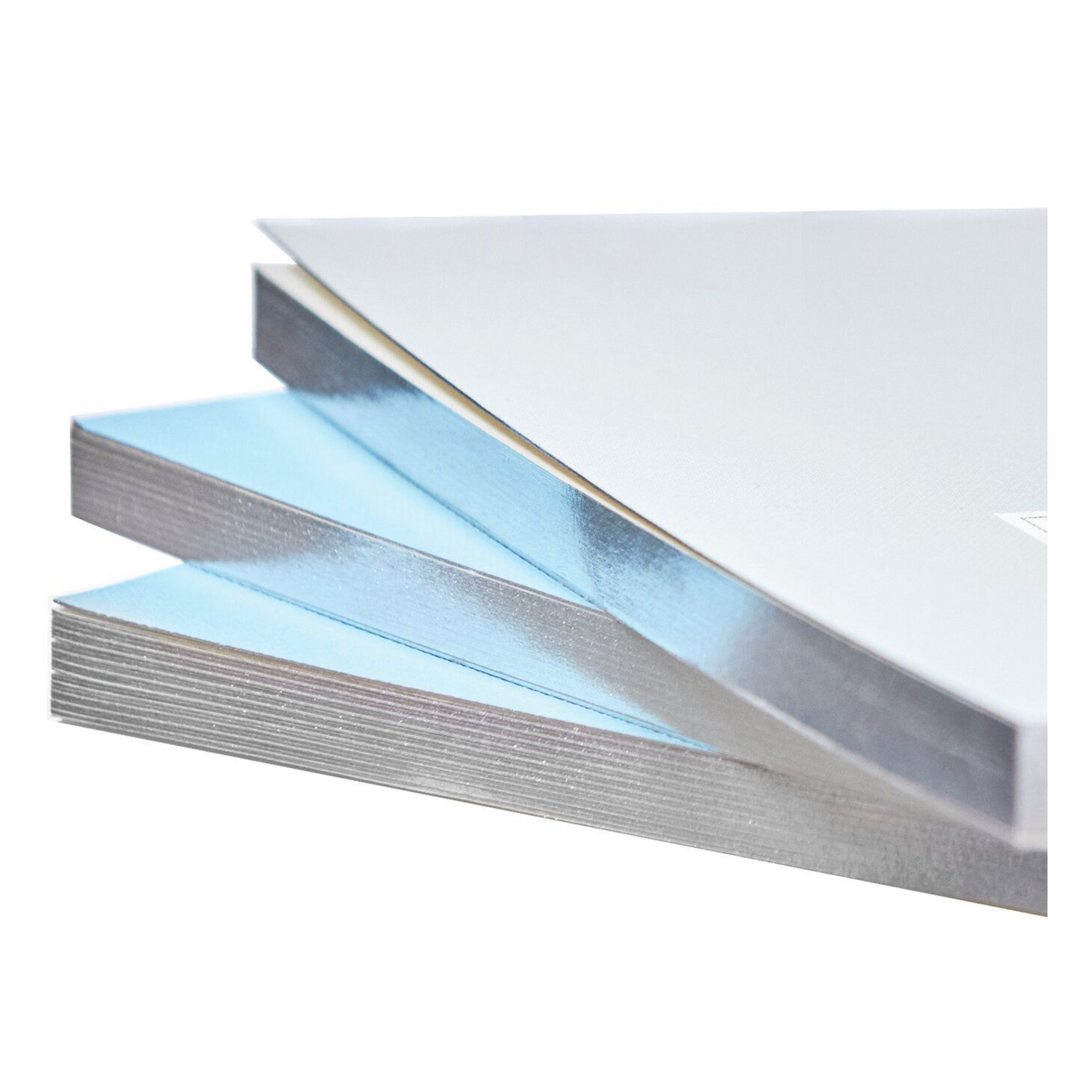 Rico - Paper Poetry - Notizbuch S Silberrand - hellgrau