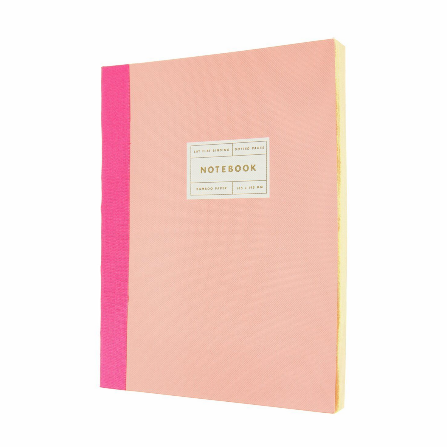 Rico - Paper Poetry - Notizbuch S Goldrand - koralle