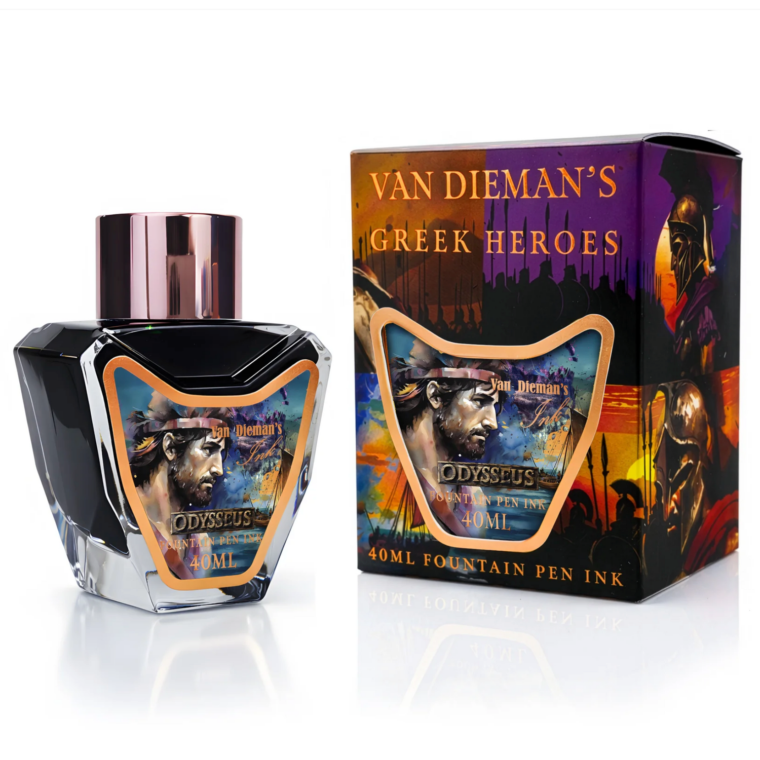 Van Diemans Ink - Greek Heroes - Odysseus Shimmering - 40 ml