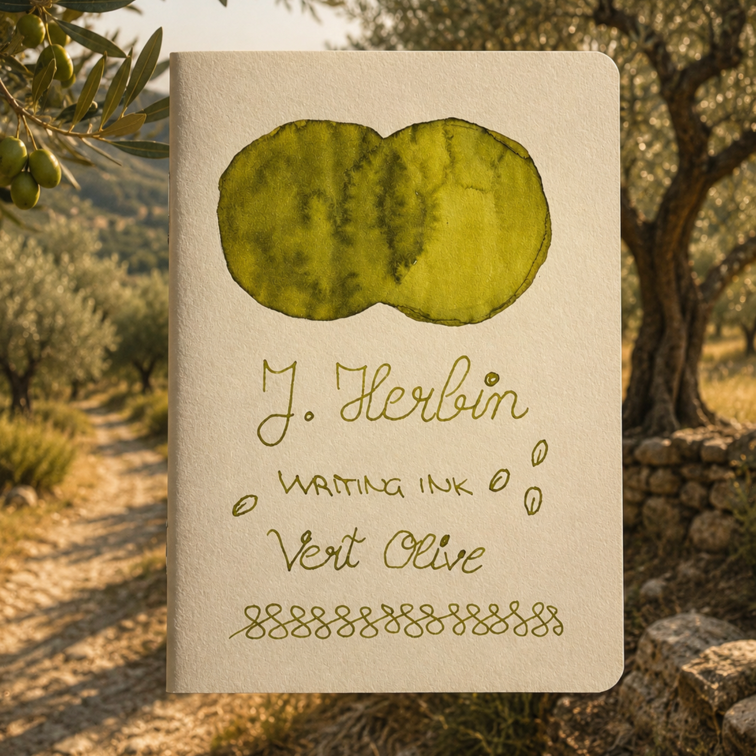 J.Herbin - Tinte Vert Olive - 10 ml