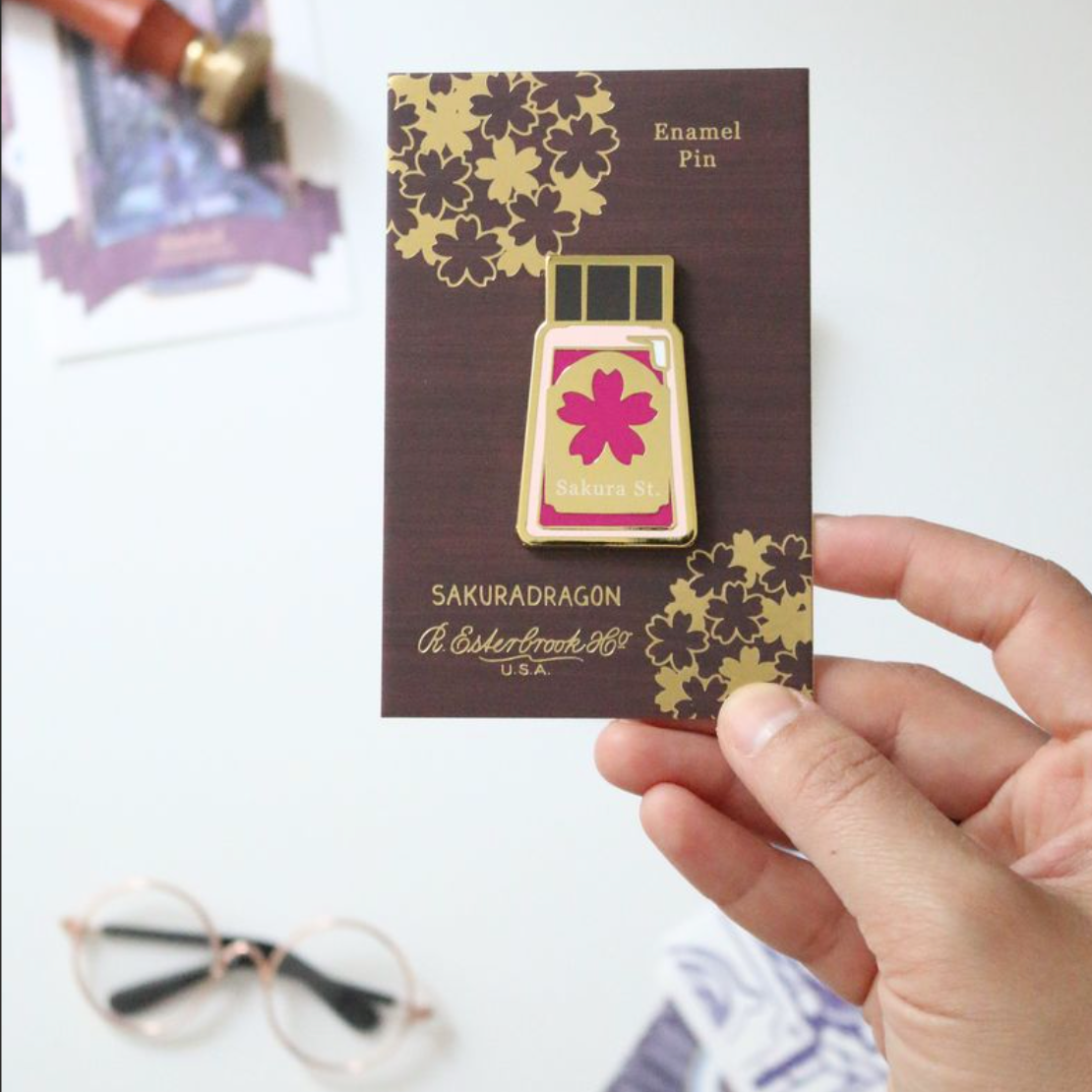 Esterbrook SAKURA STREET - Ink Label Pin